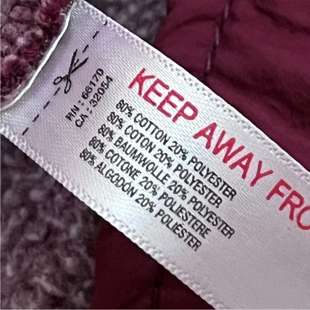 Free People Movement Maroon Cropped Post-Workout Jacket - Picture 4 of 6